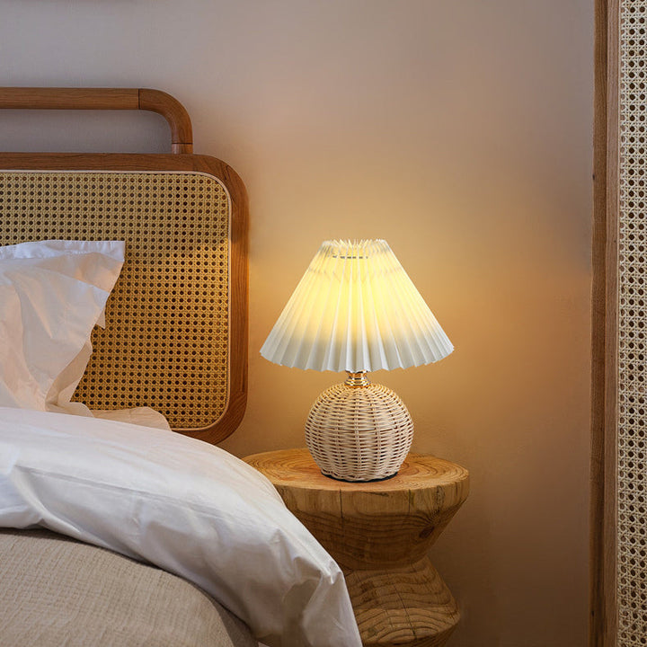 Nordic Rattan Table Lamp - detail view 7