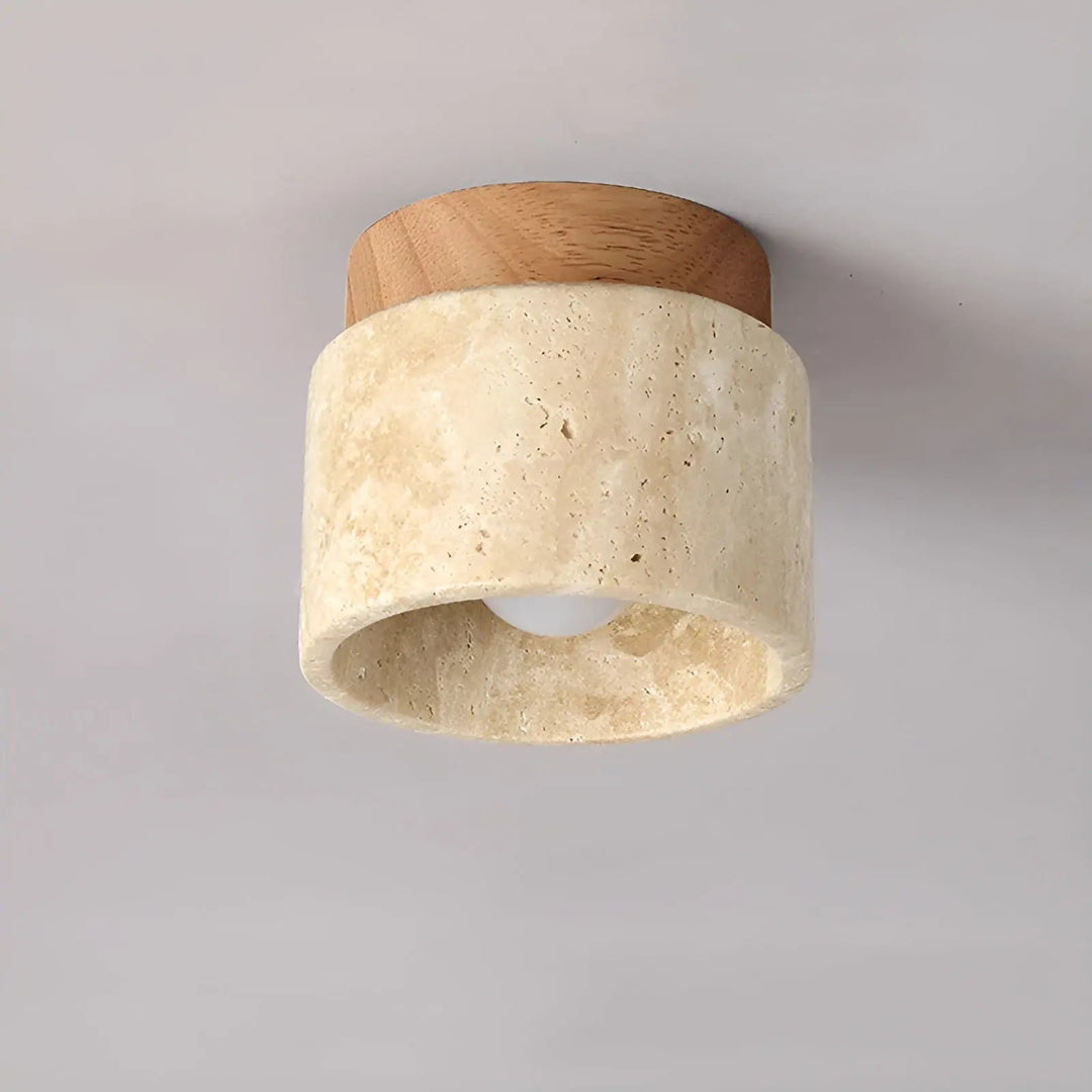 Variant image for Elegant LED Flush Mount Ceiling Light Fixture - Modern Marble Design for Home Ambiance-2