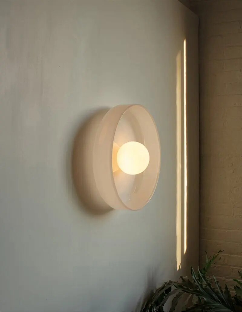 Scandinavian Flush Mount Ceiling Light - Energy-Efficient Glass Design for Modern Spaces-5