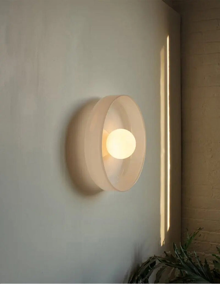 Scandinavian Flush Mount Ceiling Light - Energy-Efficient Glass Design for Modern Spaces-5