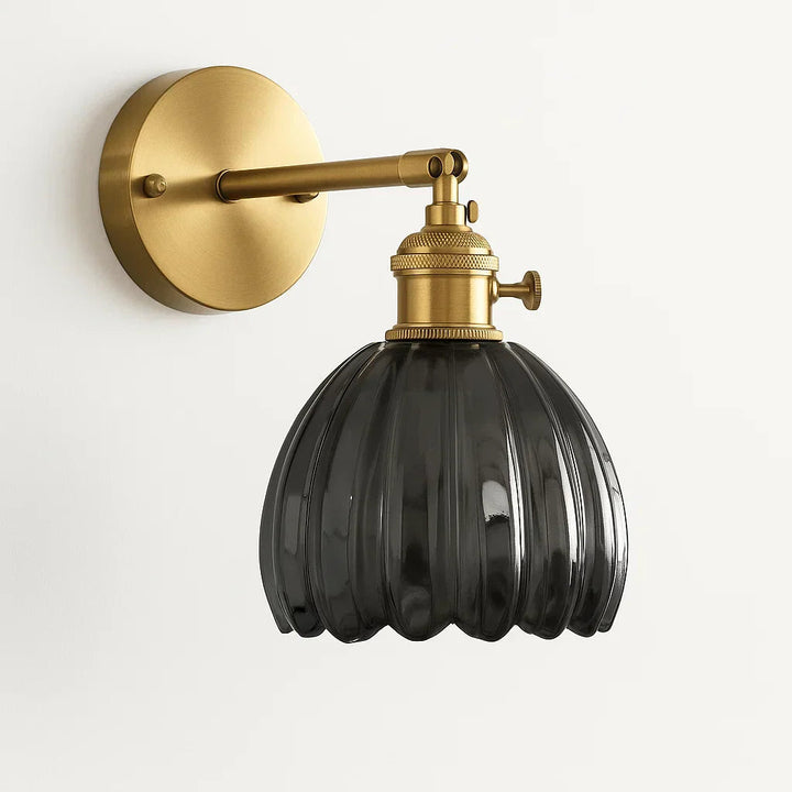 Retro Brass Wall Sconce - detail view 2