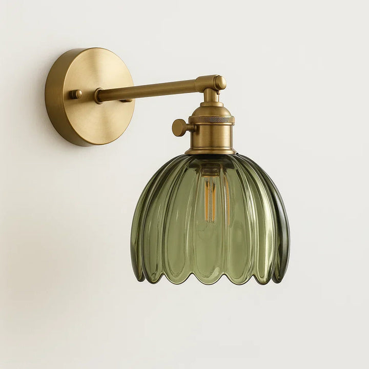 Retro Brass Wall Sconce - detail view 3