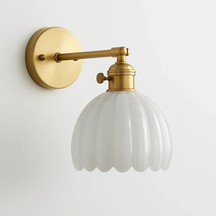 Retro Brass Wall Sconce - detail view 5