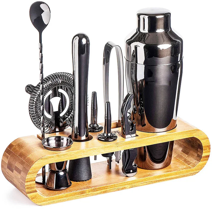Variant image for Luxury Metallic Cocktail Set - 10-Piece Cocktail Making Kit with Shaker and Essential Bar Tools-4