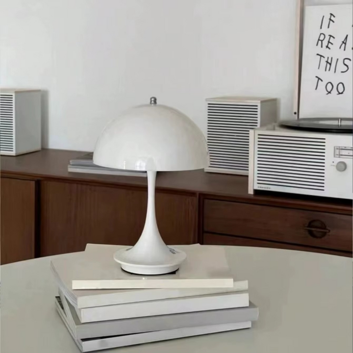Dimmable Wireless LED Lamp with USB-C Charging - Scandinavian Design for 16 Hours of Ambient Light-5