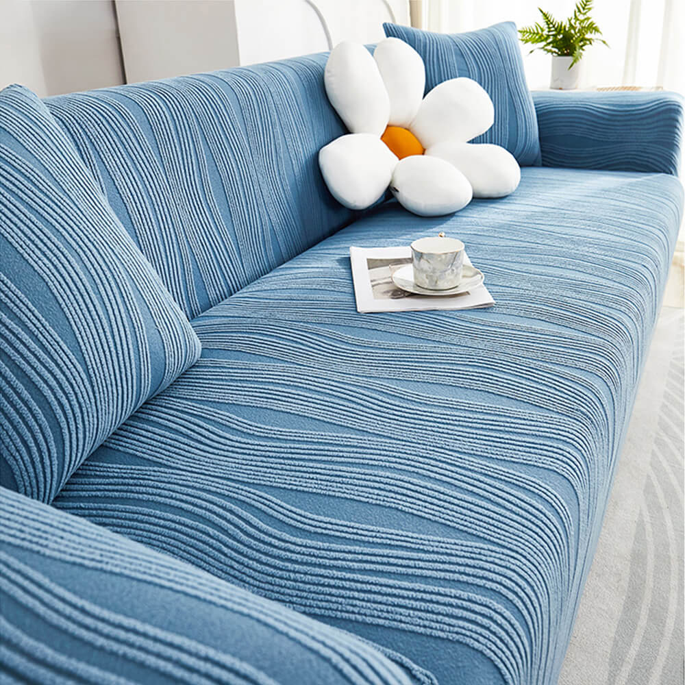 Variant image for Pet-Friendly Jacquard Stretch Couch Cover, Full-Cover Sofa Protector for Dogs and Pets - Machine Washable, Anti-Scratch Design-6