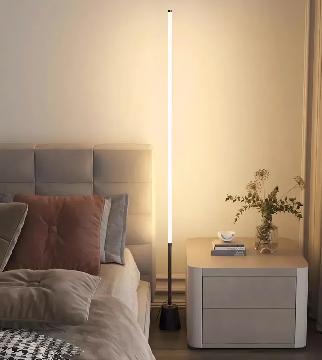 Variant image for Adjustable Black Floor Lamp - Modern Dimmable Standing Lamp for Living Room with Customizable Height and Angle-5