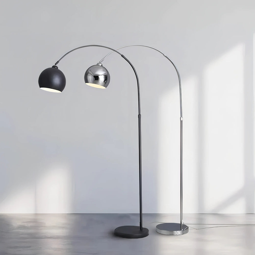 Modern Adjustable Arc Floor Lamp with Dimmable Functionality - Energy-Efficient Lighting for Living Room-3