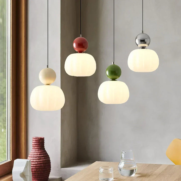 Art Deco Black Pendant Light - Elegant Hanging Lamp for Dining and Living Rooms, Metal and Plastic Design-2