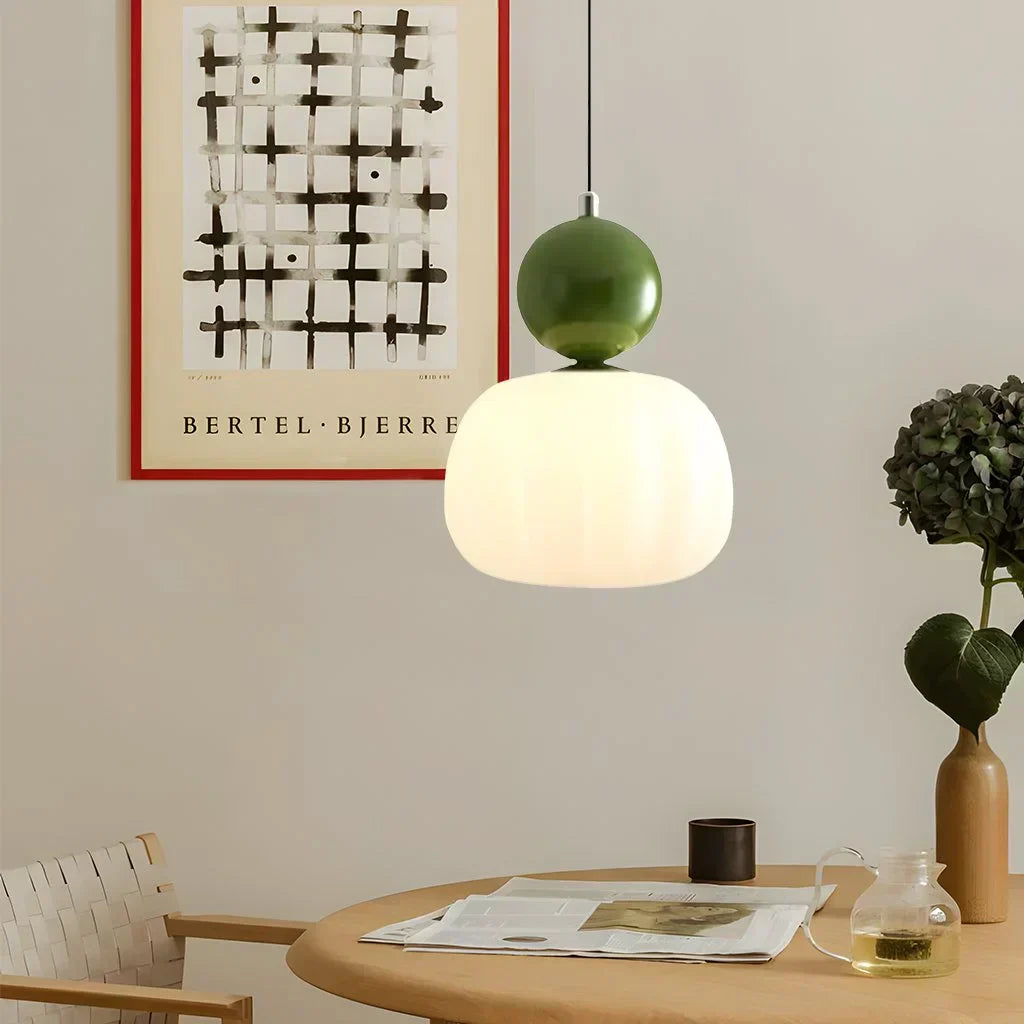 Art Deco Black Pendant Light - Elegant Hanging Lamp for Dining and Living Rooms, Metal and Plastic Design-6