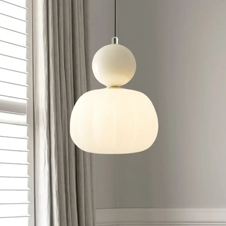 Art Deco Black Pendant Light - Elegant Hanging Lamp for Dining and Living Rooms, Metal and Plastic Design-1