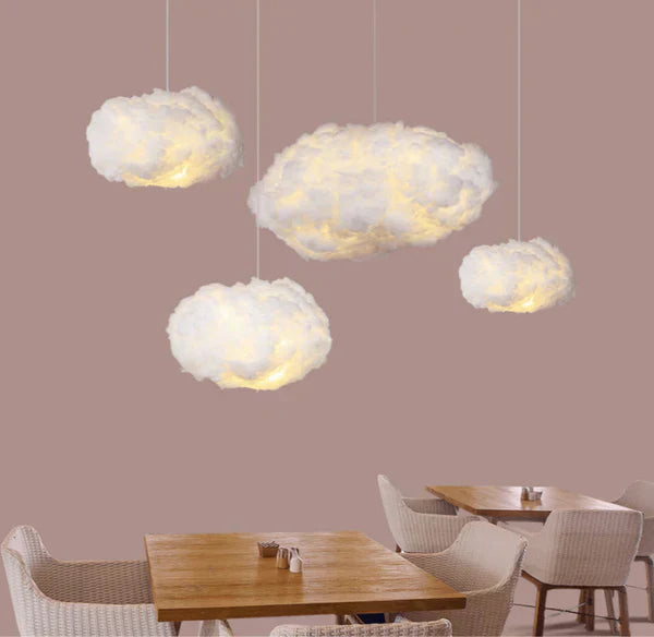 Cloud-Shaped LED Night Light Lamp - Soft Cotton Decorative Lighting for Calm Atmosphere-5