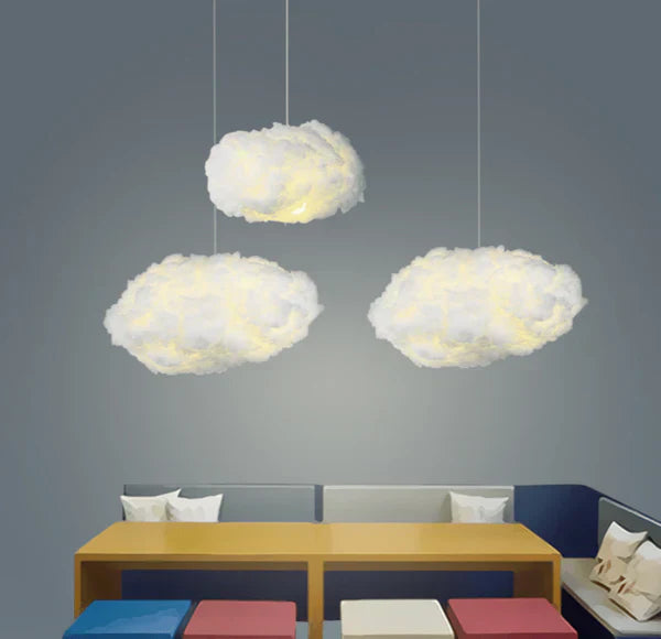 Cloud-Shaped LED Night Light Lamp - Soft Cotton Decorative Lighting for Calm Atmosphere-4