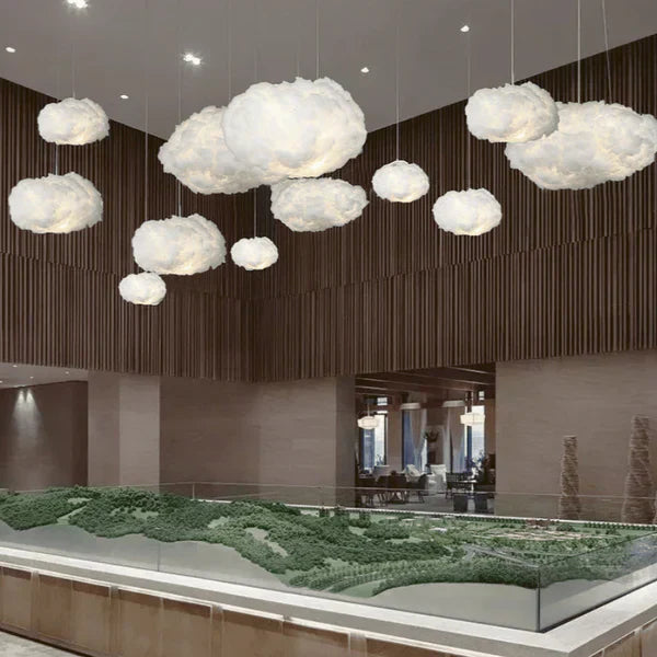 Cloud-Shaped LED Night Light Lamp - Soft Cotton Decorative Lighting for Calm Atmosphere-2