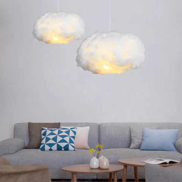 Cloud-Shaped LED Night Light Lamp - Soft Cotton Decorative Lighting for Calm Atmosphere-3