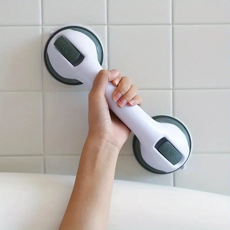 Bathroom Safety Handle with Suction Cup Grip - Easy Installation, No Drilling Required-1