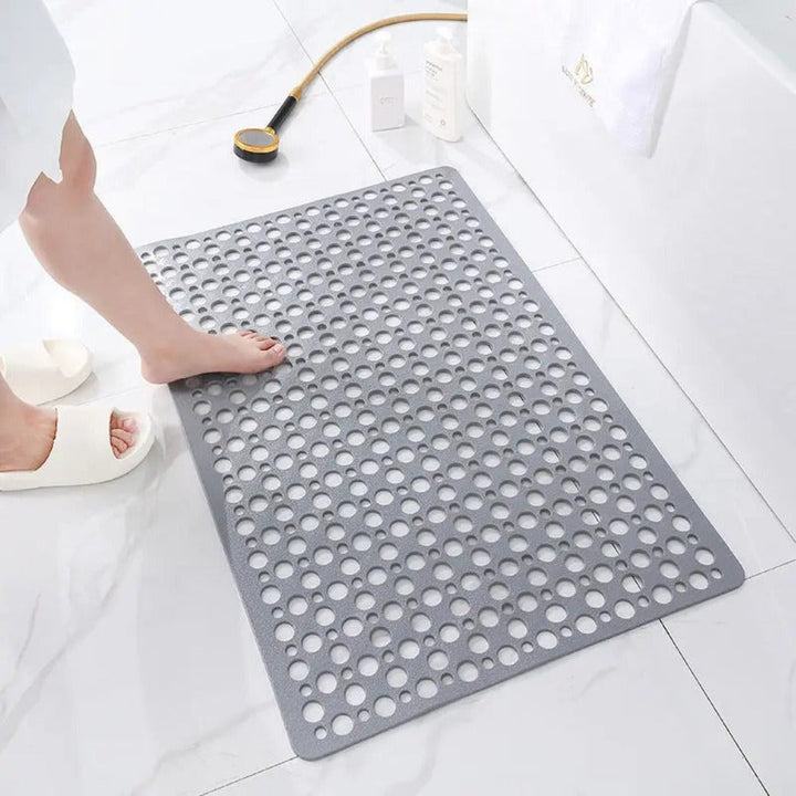 Antibacterial Non-Slip Shower Mat with Suction Cups for Safety and Comfort-3