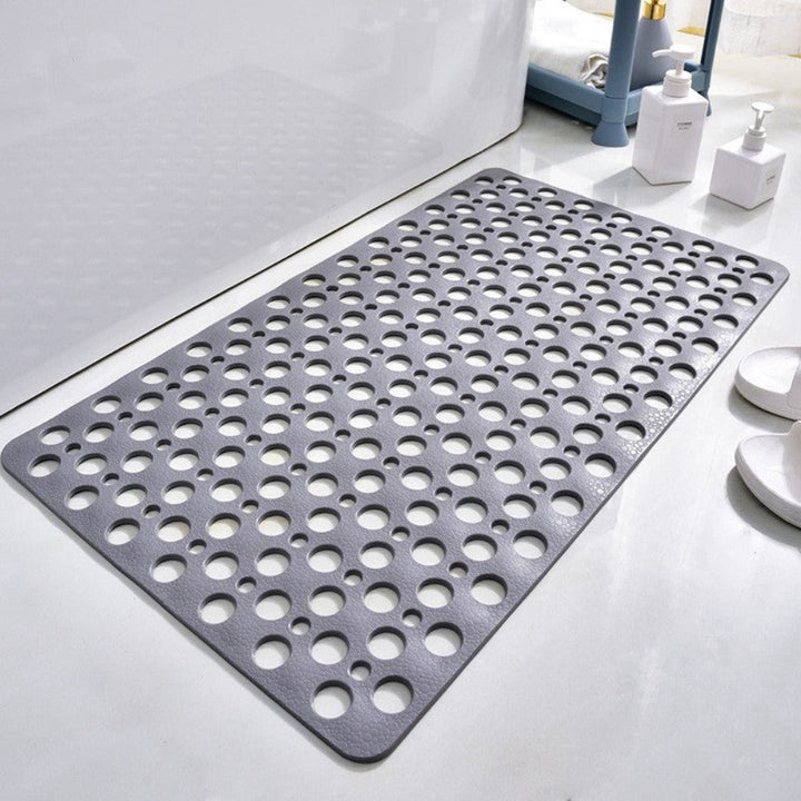 Antibacterial Non-Slip Shower Mat with Suction Cups for Safety and Comfort-1