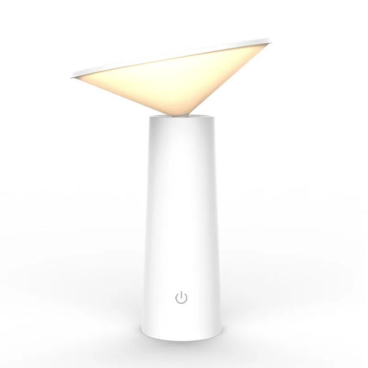 Wireless LED Table Lamp - Rechargeable Battery Operated Cordless Bedside Lamp with Remote Control and Dimmable Light-6