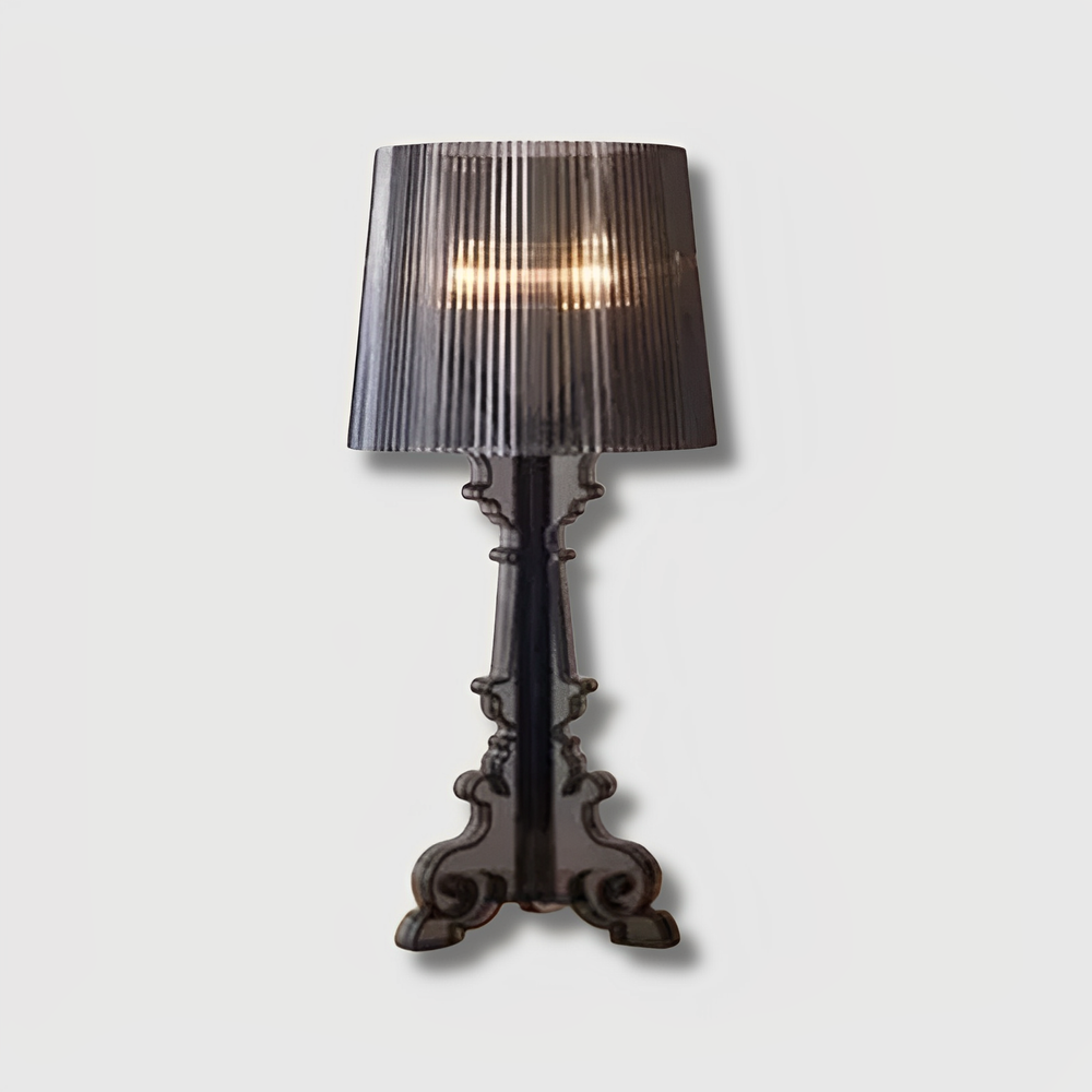 Elegant Table Lamp with Warm Ambient Lighting - Polycarbonate Design for Bedroom and Living Room-2