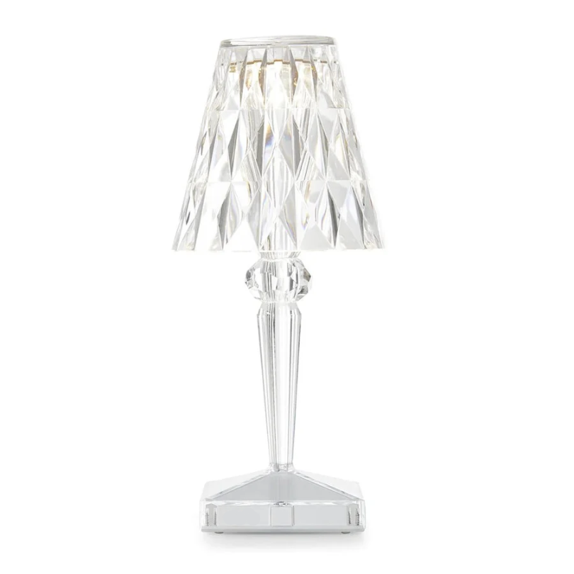 Variant image for Elegant Crystal Table Lamp - USB Rechargeable, 6 Color Options, Perfect for Bedside or Living Room-1