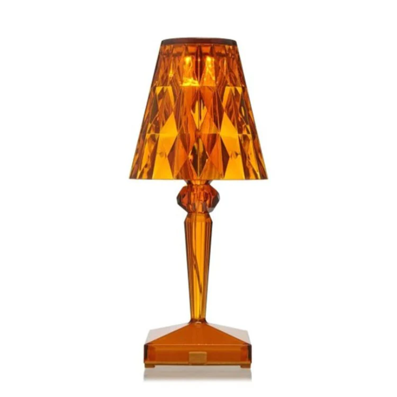 Variant image for Elegant Crystal Table Lamp - USB Rechargeable, 6 Color Options, Perfect for Bedside or Living Room-2