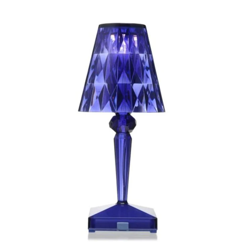 Variant image for Elegant Crystal Table Lamp - USB Rechargeable, 6 Color Options, Perfect for Bedside or Living Room-3