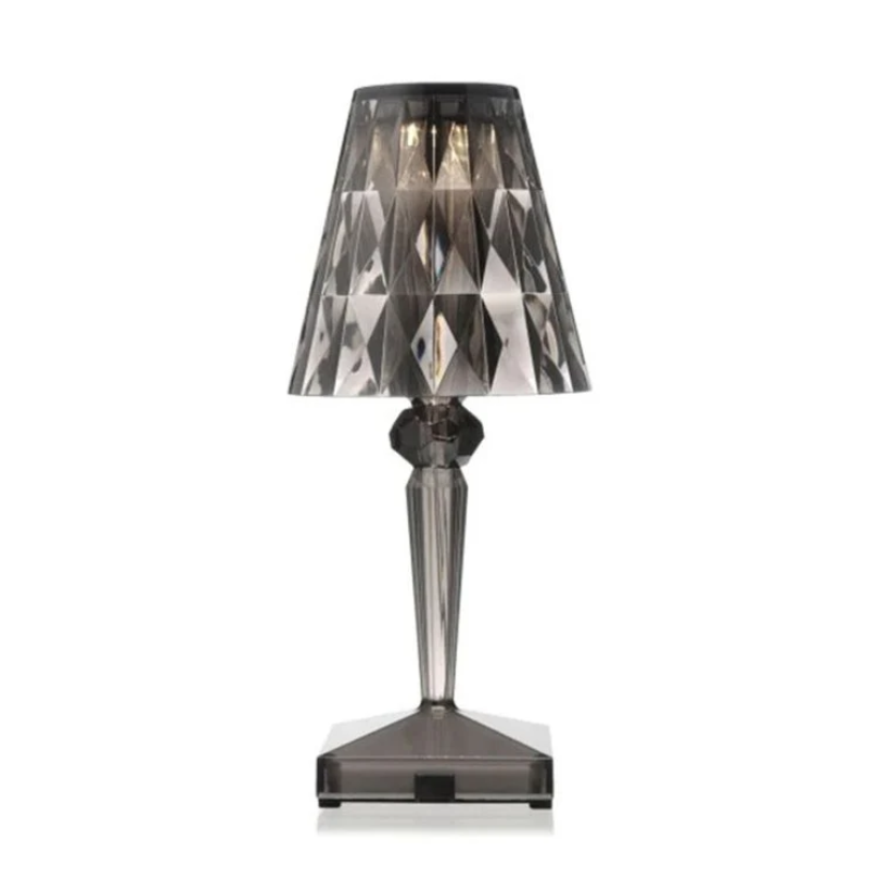 Variant image for Elegant Crystal Table Lamp - USB Rechargeable, 6 Color Options, Perfect for Bedside or Living Room-4