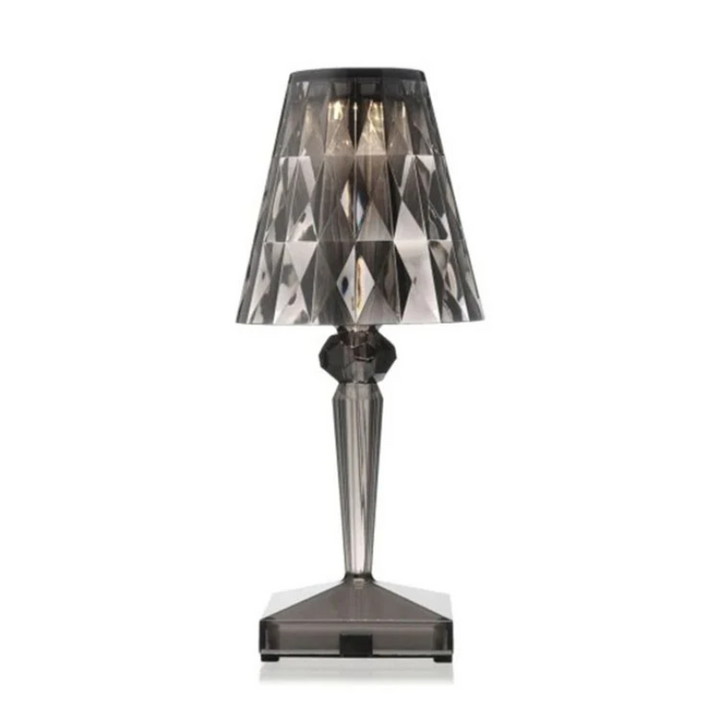 Variant image for Elegant Crystal Table Lamp - USB Rechargeable, 6 Color Options, Perfect for Bedside or Living Room-4