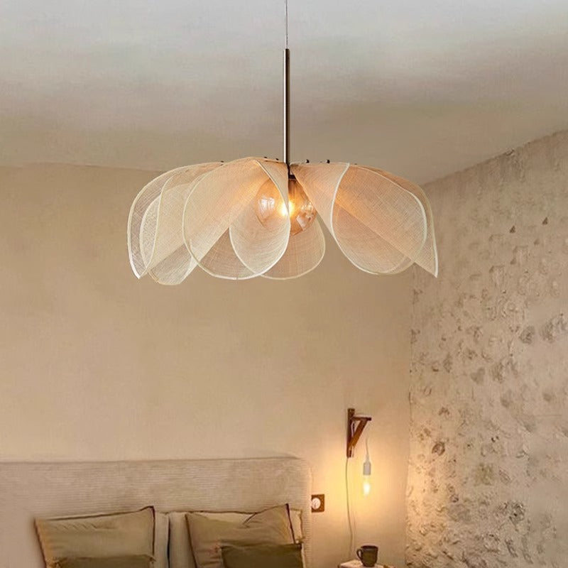 Vintage Fabric Pendant Light with Adjustable 150cm Cable - E27 Base for Kitchen Pendant Lighting 0