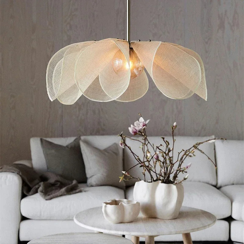 Vintage Fabric Pendant Light with Adjustable 150cm Cable - E27 Base for Kitchen Pendant Lighting 1