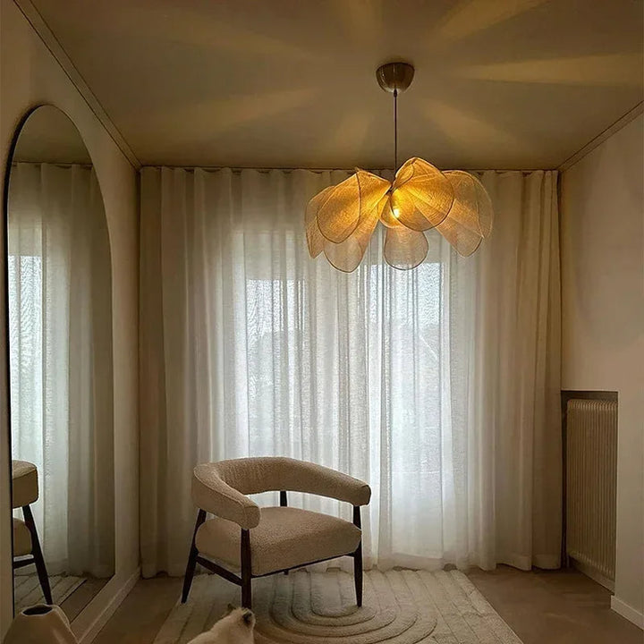 Vintage Fabric Pendant Light with Adjustable 150cm Cable - E27 Base for Kitchen Pendant Lighting 3
