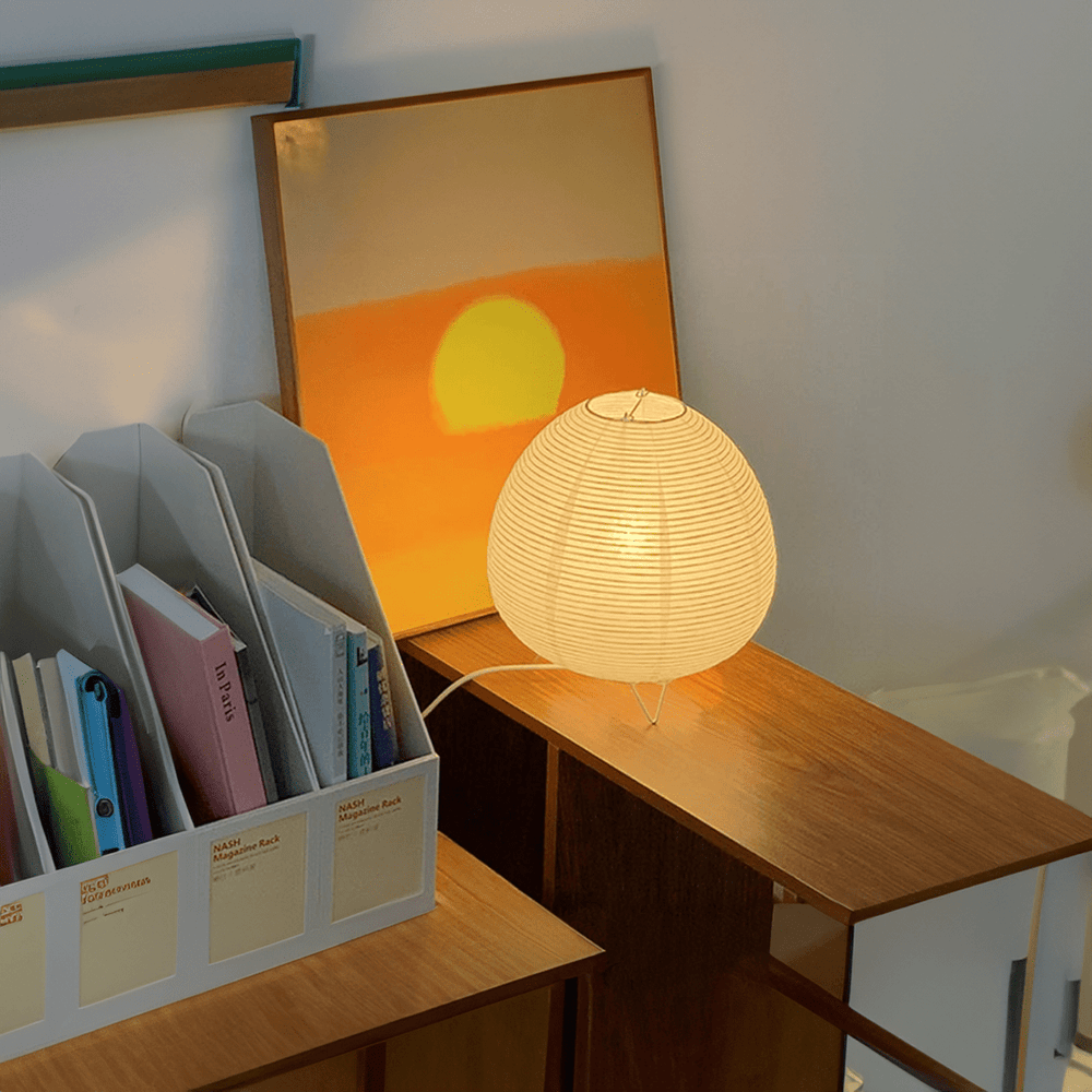 Wabi-Sabi Paper Table Lamp - detail view 1