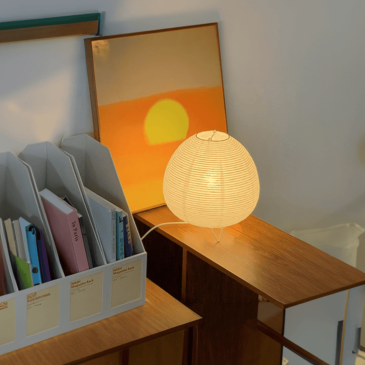 Wabi-Sabi Paper Table Lamp - detail view 1