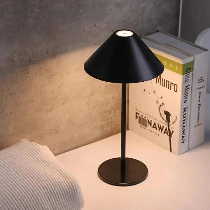Wireless Minimalist Table Lamp - Touch Control, Weatherproof, Portable Battery Operated Design for Indoor and Outdoor Use 4