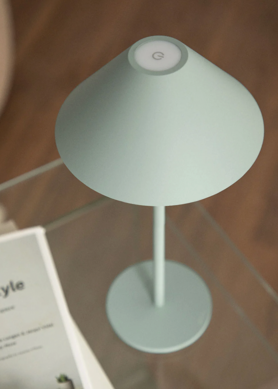 Wireless Minimalist Table Lamp - Touch Control, Weatherproof, Portable Battery Operated Design for Indoor and Outdoor Use 8