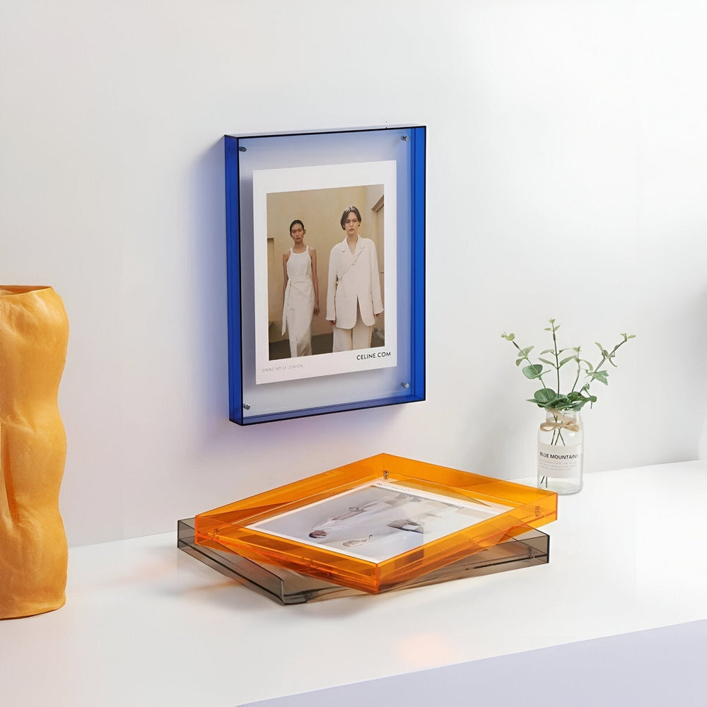 Modern Transparent Acrylic Picture Frame for 6x9cm to 21x30cm Photos - Sleek Minimalist Design-3