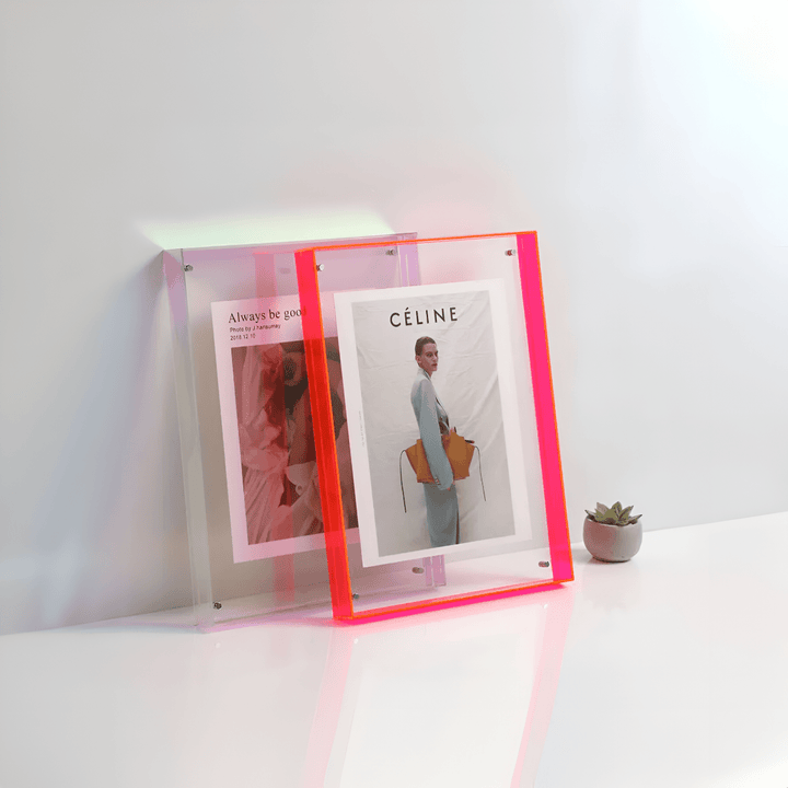 Modern Transparent Acrylic Picture Frame for 6x9cm to 21x30cm Photos - Sleek Minimalist Design-2