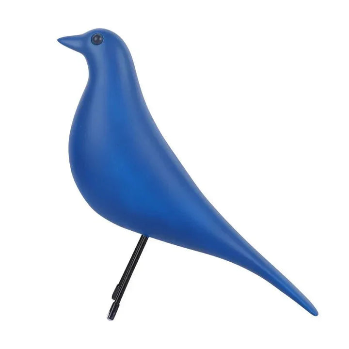 Variant image for Colorful Resin Bird House Ornament - Whimsical Pigeon Sculpture for Home Decor, 26 x 23 cm-2
