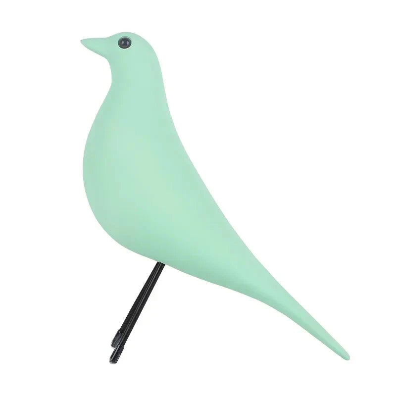 Variant image for Colorful Resin Bird House Ornament - Whimsical Pigeon Sculpture for Home Decor, 26 x 23 cm-3
