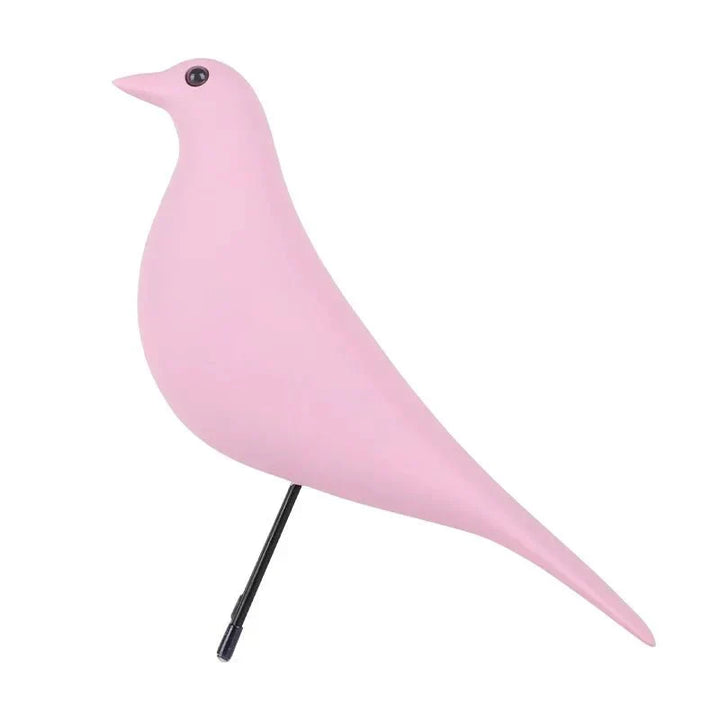 Variant image for Colorful Resin Bird House Ornament - Whimsical Pigeon Sculpture for Home Decor, 26 x 23 cm-9