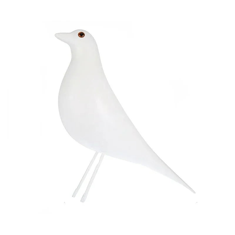 Variant image for Colorful Resin Bird House Ornament - Whimsical Pigeon Sculpture for Home Decor, 26 x 23 cm-1