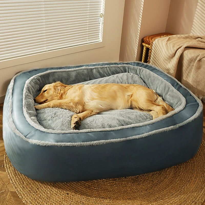 Large Orthopedic Dog Bed for Ultimate Comfort - Plush, Durable, and Easy to Clean, Ideal for Large Breeds-1