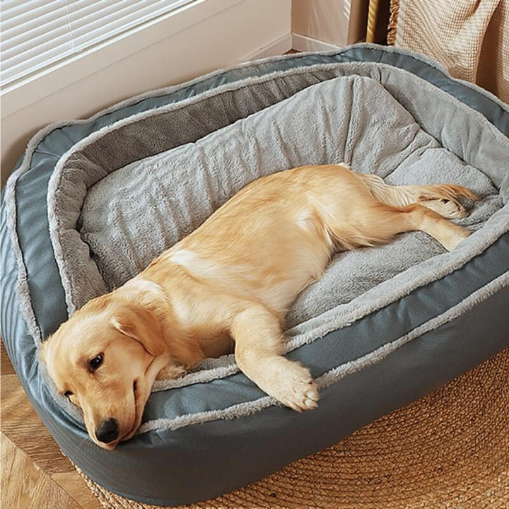 Large Orthopedic Dog Bed for Ultimate Comfort - Plush, Durable, and Easy to Clean, Ideal for Large Breeds-3