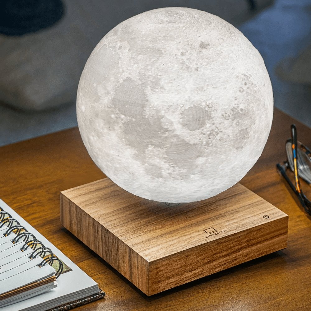 Floating Moon Lamp with 3D-Printed Design and Wireless Technology - Magical Home Decor with 360-Degree Rotation-2