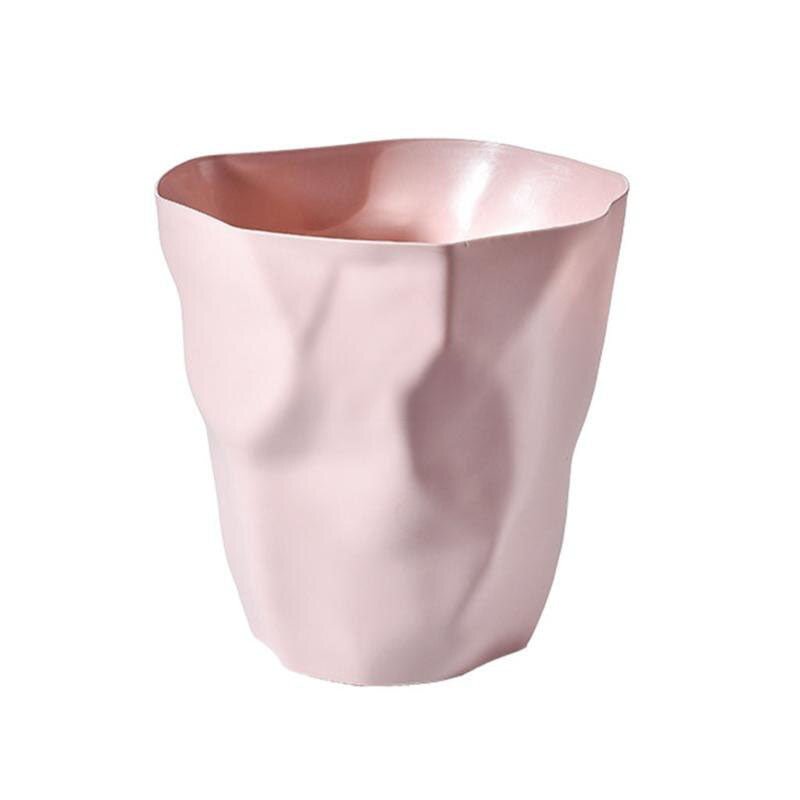 Variant image for Nordic Style Irregular Waste Bin - Durable Plastic Kitchen Trash Can for Modern Home Decor, 26 x 27 cm-5