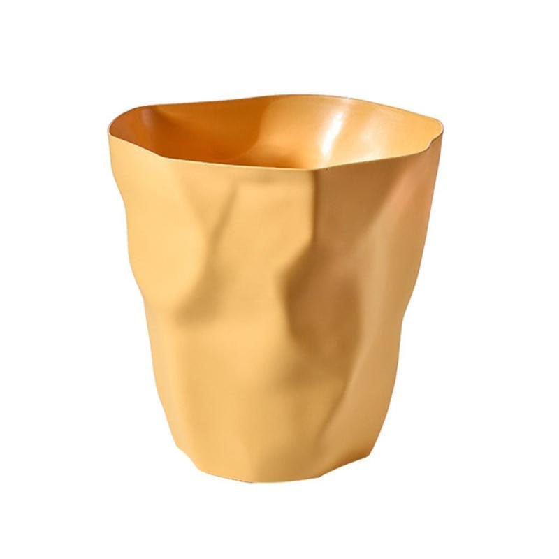 Variant image for Nordic Style Irregular Waste Bin - Durable Plastic Kitchen Trash Can for Modern Home Decor, 26 x 27 cm-2