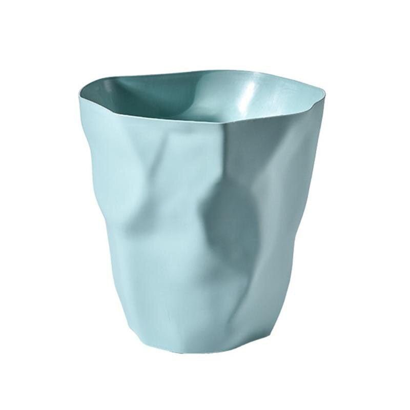 Variant image for Nordic Style Irregular Waste Bin - Durable Plastic Kitchen Trash Can for Modern Home Decor, 26 x 27 cm-6