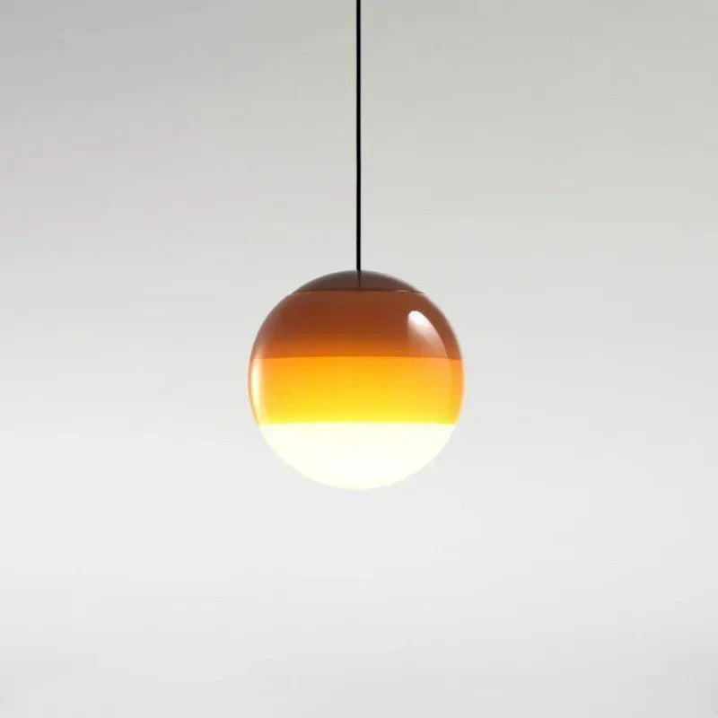 Variant image for Gradient Glass Pendant Light - Seven Color Modern Kitchen Pendant Lighting, Minimalist Design for Home Decor, LED Compatible-9