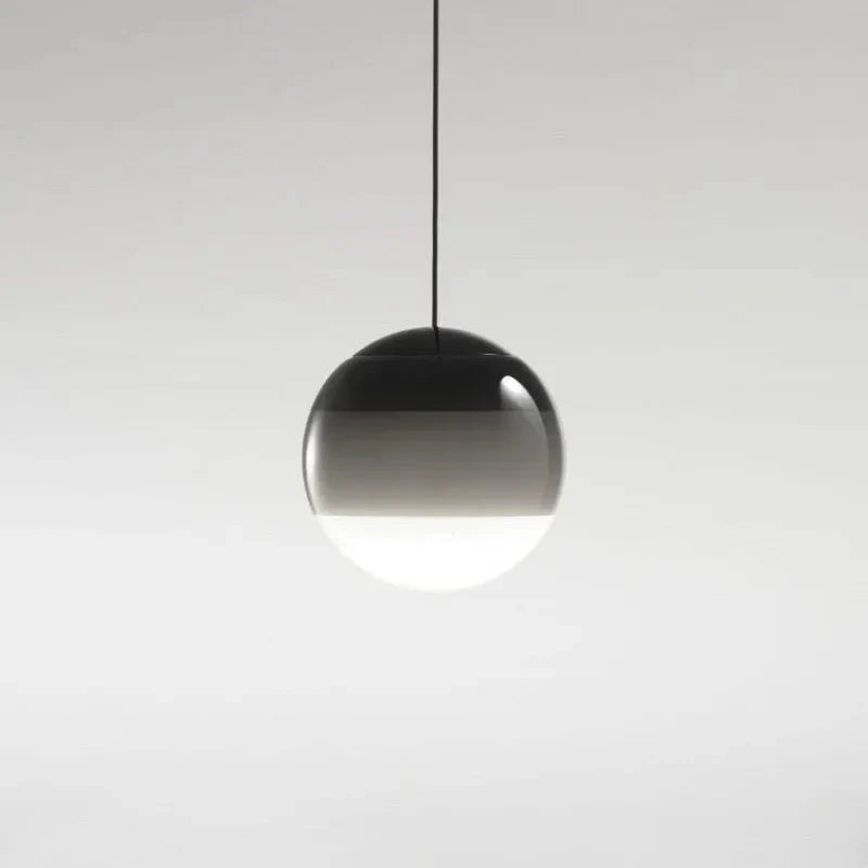 Variant image for Gradient Glass Pendant Light - Seven Color Modern Kitchen Pendant Lighting, Minimalist Design for Home Decor, LED Compatible-1